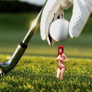 Accessoires de <span class=keywords><strong>Golf</strong></span> amusants uniques, Six paquets de marqueurs de balle de <span class=keywords><strong>Golf</strong></span> en plastique pour dames Sexy avec Tees de <span class=keywords><strong>Golf</strong></span> à tête rouge - Product Image 2