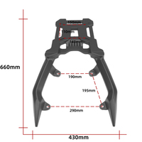 Support de bagages robuste en aluminium pour cadre arrière et coffre de moto Honda ADV160, modèles 22-26
