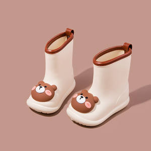 Zapatos <span class=keywords><strong>de</strong></span> <span class=keywords><strong>agua</strong></span> universales para niños, lindos dibujos animados, impermeables, antideslizantes, cómodos zapatos <span class=keywords><strong>de</strong></span> <span class=keywords><strong>lluvia</strong></span>, se pueden usar en varias estaciones - Product Image 5