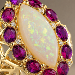 Anello Decorativo Colorato dal Design Creativo, Regolabile, per Donne - Product Image 5