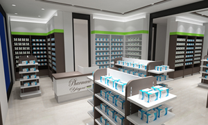Conception de chaussures de pharmacie classique du fournisseur professionnel de meubles commerciaux - Product Image 3