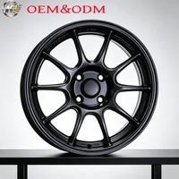 Jantes 4x100 (4x3.94) 15 pouces multi-rayons super légères pour Toyota Corolla Suzuki Swift ET35 style JDM