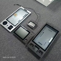 Panel PC con Pantalla Táctil Capacitiva IPS de 15 Pulgadas, CPU I7, Sistema Operativo Linux, para Uso en Trenes, Cajeros Automáticos y Quioscos