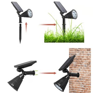 Gardlov Solar Garden Lamp 2W 120lm Outdoor LED Spot Light with Solar Panel <b>for</b> Yard <b>Pathway</b> <b>Lighting</b> - Product Image 3
