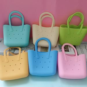 キッズバッグ、子供のための卸売カラフルなハンドヘルドシリコンビーチバッグ - Product Image 6