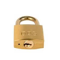 Cadenas en laiton 30 mm 003, homologué pour la sécurité incendie australienne, clé identique