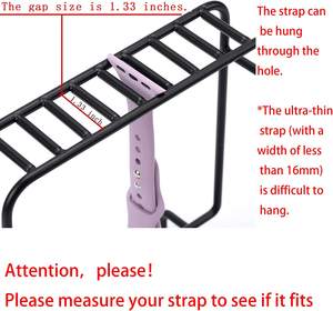 RUIMEI – support de bande de montre pour Apple, support de bande de montre intelligente en silicone, affichage de bande de montre à rainure pour Apple Watch - Product Image 5