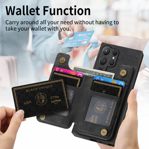 Custodia protettiva antiurto per telefono in pelle sintetica a scatto magnetico per <span class=keywords><strong>Samsung</strong></span> Galaxy S25Ultra - Product Image 2