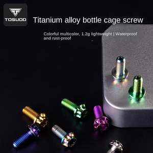 TOSUOD, piezas de bicicleta de tamaño personalizado, tornillo de hervidor, tuerca de aleación de titanio para bicicleta de montaña y equipo de equitación de bicicleta de <span class=keywords><strong>carretera</strong></span>, accesorios - Product Image 2