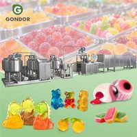 Machine de fabrication de bonbons gélifiés moelleux en forme d'ours en Allemagne pour la production de produits santé 4D Gummy