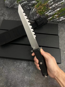 มีดพกพาสแตนเลสลายมังกร รุ่นลิมิเต็ดอิดิชั่น พร้อมปลอกมีดยาง OEM ปรับแต่งได้สำหรับงาน DIY - Product Image 2