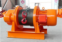 Treuil électrique haute vitesse série JK-D, prix de gros, 2-20 tonnes, câble en acier, grue de bateau automatique, télécommande sans fil, certifié CE