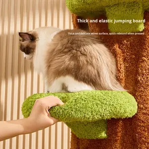 Lussuoso e Moderno <span class=keywords><strong>Albero</strong></span> <span class=keywords><strong>per</strong></span> Gatti Alto e Grande con Letto Tiragraffi, Amaca, Tappetini Rimovibili, Imballaggio in Cartone Resistente, 230 cm, Arredamento <span class=keywords><strong>per</strong></span> Gatti - Product Image 3