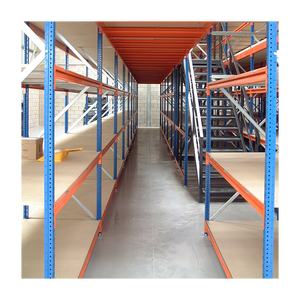 Longspan Medium Duty <strong>Steel</strong> Panel <strong>Shelf</strong> for <strong>Warehouse</strong> Storage Adjustable Powder Coated <strong>Shelving</strong> Display Rack - Product Image 5
