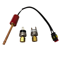 Pressostat en laiton en gros IP65 pour le contrôle de pression HVAC, traitement de l'eau, compresseur, certifié CE, ODM, OEM, OBM négociable