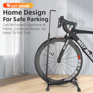 Support de vélo réglable en acier WEST BIKING pour intérieur/extérieur, pour vélos de montagne et de route - Product Image 2