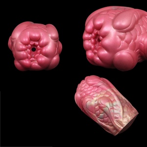 Masturbador Masculino 2025 Inspirado en Plantas, Diseño de Criatura Texturizada de Silicona Rosa, Juguete Sexual para Hombres, Venta al Por Mayor OEM - Product Image 1
