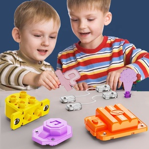 Kit de construction de circuits STEM <span class=keywords><strong>3</strong></span> en 1 pour enfants, expériences scientifiques DIY, projets de circuits électroniques, jouet éducatif de construction - Product Image 6