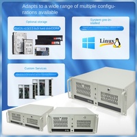 Ordinateur hôte de contrôle industriel ZPC-610-H110 4U, châssis de type rack multi-ports avec ventilateur pour application serveur