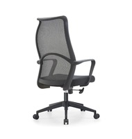 Chaise de bureau pivotante économique en maille pour invités, cadres et personnel
