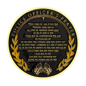 Ince mavi çizgi hatıra sikke altın kaplama namaz maker maker hatıra madalya hediye - Product Image 4