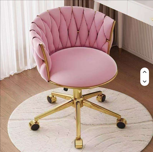 Fauteuil de luxe doré avec accents, design moderne et populaire, idéal pour la maison, le bureau, la loisirs, la salle de maquillage, la chambre à coucher, la salle de dressing et le salon. - Product Image 1