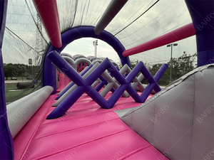 Percorso Ostacoli Gonfiabile per Feste e Gare, 5k, per Esterni, Stile Ninja Run, 'The Mad House' per Bambini e Adulti - Product Image 4