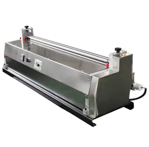 Desktop High Speed Manual 28" White Latex Box Gluing Paper Machine For Sale