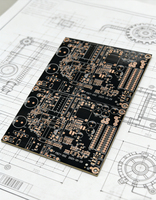 Fabricación de Placas PCB FR4 de 6 Capas Personalizadas con Material de Alto TG y Contactos Dorados para Comunicación en Red