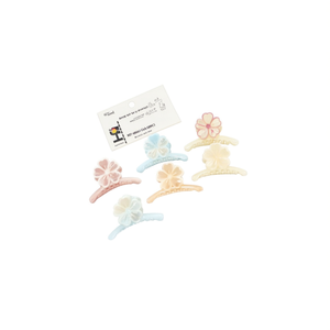 Pinzas para el Cabello con Diseño de Flor, 10 cm, Acrílicas, para Mujeres y Niñas, Accesorio de Moda - Product Image 4