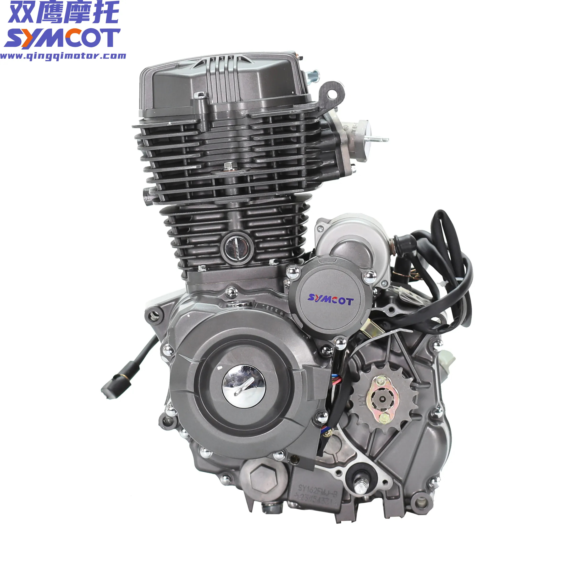 SYMCOT Mesin Sepeda Motor 150cc 200cc 250cc CG Mesin Silinder Tunggal 4-Stroke, Berpendingin Udara, Cocok untuk CG GN