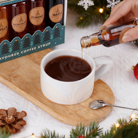 BespritGift Ensemble de sirop de café aromatisant le plus vendu Coffret cadeau de Noël comestible pour les meilleurs cadeaux du Nouvel An