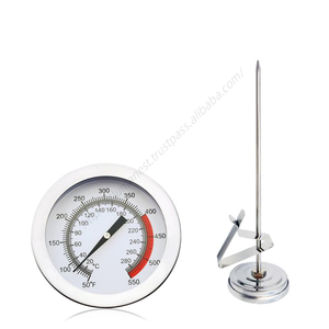 Thermomètre de cuisson professionnel Proins avec tige en acier inoxydable de 30 cm pour viande, barbecue, confiserie - Product Image 1