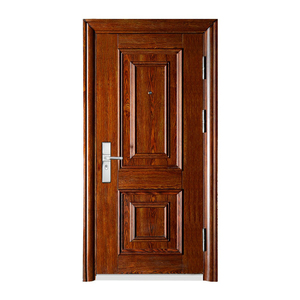 Portes de Chine de qualité bon marché utilisées en métal Portes de sécurité antivol de conception simple <span class=keywords><strong>Porte</strong></span> unique pour l'<span class=keywords><strong>entrée</strong></span> de la maison - Product Image 6