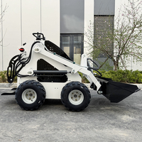 Mini-chargeuse compacte sur chenilles et sur roues avec moteur Kubota 25hp 30hp, certifiée EPA CE, livraison gratuite