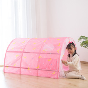 Tente en tissu personnalisable pour enfants, <span class=keywords><strong>château</strong></span> de princesse, villa, grande maison, ciel étoilé, pour garçons et filles, idéale pour l'intérieur, excellent rapport qualité-prix - Product Image 4
