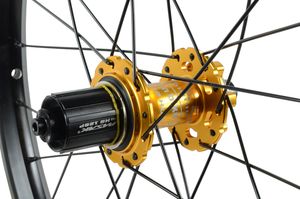 <span class=keywords><strong>20</strong></span> <span class=keywords><strong>pouces</strong></span> 406 roues de <span class=keywords><strong>VTT</strong></span> <span class=keywords><strong>20</strong></span> ''moyeux de vélo <span class=keywords><strong>VTT</strong></span> 24 trous frein à disque 7/12 vitesses Front2 Rear4 roulements alliage aluminium - Product Image 3