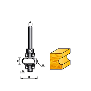 <span class=keywords><strong>Glanzen</strong></span> Marke K08147 Holzbearbeitungs-Schneidfräser mit Wolframkarbid-Klinge, 55HRC, lackiert - Product Image 1