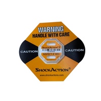ShockAction2 Indicateur de choc, étiquette d'impact, capteur de dommages, étiquette sensible aux fortes chocs de 5G à 75G, ShockWatcher