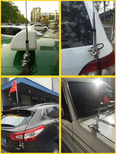 Stainless <b>Steel</b> Car Roof Antenna Base Mount Tilt <b>Angle</b> Adjust Mounting <b>Bracket</b> for Mobile Car Without Cable - Product Image 6