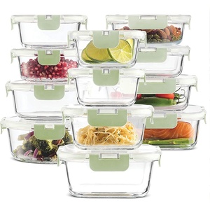 Bộ Hộp Đựng Thực Phẩm Bằng Thủy Tinh 24 Chiếc, Hộp Đựng Đồ Ăn Trưa Chuẩn Bị Bữa Ăn Bằng Thủy Tinh - Product Image 3