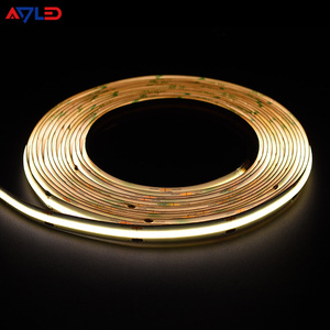 ไฟ LED ความสว่างสูง DC12V/24V กว้าง 10 มม. 15W/เมตร 528led/เมตร ตัดได้ ไร้จุด ยืดหยุ่น 3000K 4000K 6500K ไฟ LED แบบ COB แถบไฟ LED - Product Image 4