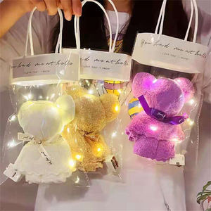 Regalo de San Valentín 2026, Oso Luminoso Hecho a Mano en Bolsa de Regalo, Decoración para Fiesta de San Valentín - Product Image 4