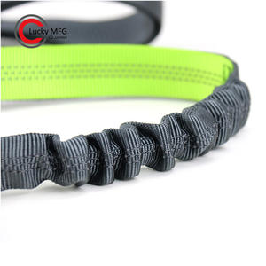 Guinzaglio da passeggio per animali domestici da corsa riflettente retrattile senza mani con doppio manico regolabile in vita - Product Image 4