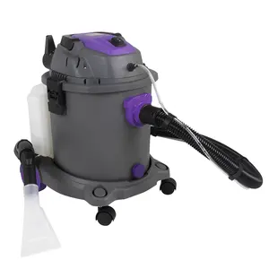 2024 New Model 1400W Wet And Dry Shop Vacuum, HEPA Filtration Wheeled With Cleaning Attachments For Home Workshop Carpet