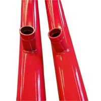 Tuyau en acier au carbone soudé SMLS pour la lutte contre les incendies, laminé à chaud, conforme aux normes ASTM A53/A795 FM, homologué UL, peinture rouge RAL3000, pour conduites d'eau GI