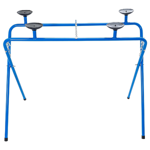 Support de <span class=keywords><strong>pare</strong></span>-<span class=keywords><strong>brise</strong></span> métallique robuste avec 4 ventouses en caoutchouc, design pliable en X, table de travail réglable pour l'automobile - Product Image 5