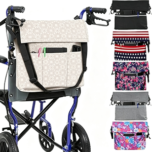 <b>Rollator</b> Bag, Wheelchair <b>Walker</b> Scooter Transport Chairs Bag, Lightweight Durable Universal Travel Tote Drive <b>Walker</b> Accessories - Product Image 1