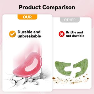 Herramienta de Gua Sha de Resina Natural para Masaje Anticelulítico, Drenaje Linfático, Rostro, Espalda, Piernas, Tabla de Guasha para Moldear el Cuerpo Femenino - Product Image 5