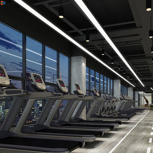 Đèn <span class=keywords><strong>Led</strong></span> Tuyến Tính Treo 4ft Bằng Nhôm Chiều Dài 1200Mm Đèn <span class=keywords><strong>Led</strong></span> Trần Cửa Hàng Văn Phòng Liên Tục Đèn Treo Tuyến Tính - Product Image 4